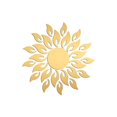 thumbnail image 1 of Espejo Pegatinas De Pared Extraíble Acrílico Patrón De Sol Pegatinas De Pared Diy Flor Redonda Decoración Arte 3D Speravity HA043542-01, 1 of 6