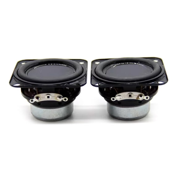 2PCS Portable Full Range Audio Speaker 47mm 4 Ohm 15W Bass Sound Amplifier