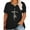 A-Black, variant on XCHQRTI Plus Size Women's Faith T Shirt Oversized Ladies Christian Tee Shirts Plus Graphic Clothing