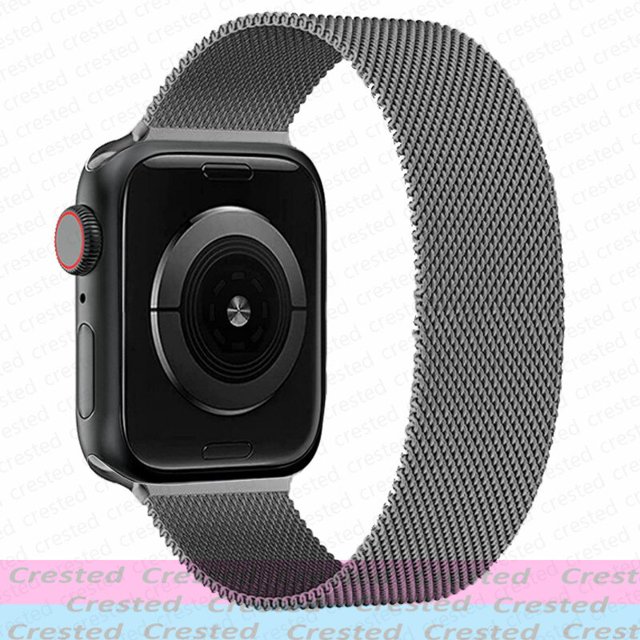 Correa Milanese loop para Apple watch, banda de 44mm, 40mm, 45mm, 41mm, 42mm, 38mm, 45mm, 44mm, pulsera iWatch Series 3 4 5 6 SE 7 8 Ultra 49mm