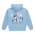 thumbnail image 2 of Disney Ladies Lilo and Stitch Sweatshirt, Multi Print Zip-Up Hoodie Light Blue - L, 2 of 7