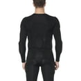 thumbnail image 2 of TUOY Men's Padded Compression Shirt Protective Shirt Rib Chest Protector up to Size XXL, 2 of 11