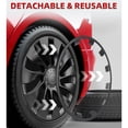 thumbnail image 3 of 21 Inch Wheel Rims Protectors With Quick Installation For Enhancing Vehicle Protective, 3 of 8