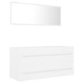 thumbnail image 2 of vidaXL 2 Piece Bathroom Furniture Set White Engineered Wood, 2 of 13
