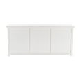 thumbnail image 7 of Pemberly Row Mahogany Wood Buffet with 6 Glass Doors in White, 7 of 7