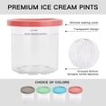 thumbnail image 5 of Savor Sweet Moments: Ninja CREAMi Pints Replacement, 16 Oz Clear Shatterproof Containers, With Tight Seal Lids, For Unforgettable Ice Cream Creations, 5 of 5