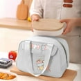 thumbnail image 1 of Danhjin Sac Bento Sac-Repas avec Sac Isotherme pour Riz Sac à Lunch Grande Capacité Sac de Boîte à Lunch Sac à Glace Imperméable Sac à Lunch de Bureau, 1 of 6