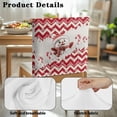 thumbnail image 7 of TSOVTHRID Snowman Candy Cane Snowflake Print Chair Back Cover Breathable Chair Cover for Dining Room Kitchen Washable Chairs Slipcovers for Restaurant Home Christmas Decoration, Set of 1, 7 of 7