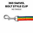thumbnail image 4 of Downtown Pet Supply Long Lead Leash for Dog Training, Rainbow, 30' Dog Leash, 4 of 8