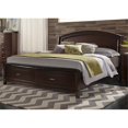 thumbnail image 1 of Avalon Dark Brown Grand Panneau de Rangement Lit, 1 of 1