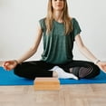 thumbnail image 4 of BEADCEST 1pc Natural Yoga Block Yoga Practice Aid for Home Fitness Smooth Surface for Support, 4 of 6