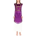 thumbnail image 5 of Aislor Liturgical Dancewear for Women Sleeveless Side Lace-up Church Worship Praise Dance Tunic Dress Purple XL, 5 of 6