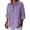 c-180Purple948, variant on CUSTG Women Blouses Solid Color Relaxed Button Up Tops For With Casual Breathable Everyday Wear Lightweight Comfort Half Sleeve Lapel Versatile Female Summer Shirts