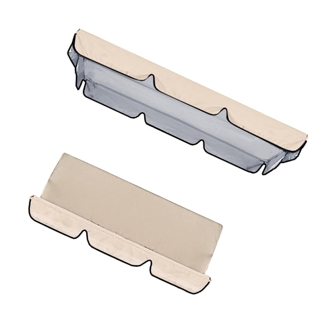 Advancent Toldo columpio a prueba de agua, kit de columpio para jardín al aire libre, funda para silla azul Jardín y Patio Beige