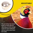 thumbnail image 4 of Billuyoard Casco Suministros para mascotas pequeñas Gorros de seguridad Sombreros Disfraces ajustables Cascos para aves de corral Patitos de aves de pollo Juguetes para pájaros dorado Billuyoard PT003691-01, 4 of 6