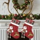 thumbnail image 2 of Dos en un set de suministros de decoración navideña, calcetines medianos, calcetines de Papá Noel, muñeco de nieve y ciervo, colgante de árbol de Navidad, bolsa de dulces de regalo., 2 of 5