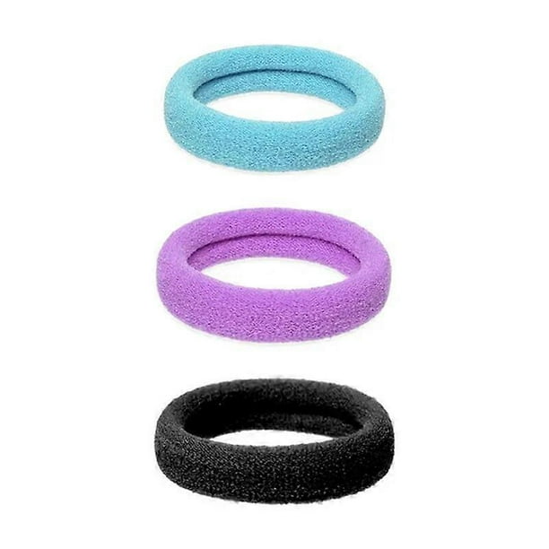 100pcs Elastic Rubber Band Ponytail Holder Colorful Disposable Hair Bands Scrunchie Hair Ties for Kids Girls Lady Women