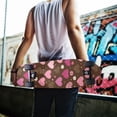 thumbnail image 7 of 44"x10" Skateboard Grip Tape Protector Sheets Nonslip Protection Griptape Sheet for Outdoor Sports Pink and Brown Hearts Pattern, 7 of 7