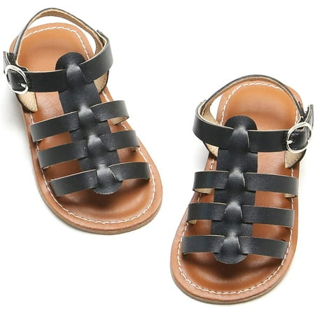 

Girls Sandal Open toe Strap Toddler Summer Shool Flats