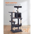 thumbnail image 3 of Torre para gatos Feandrea Cat Tree, 143 cm, con rascadores y hamaca, 3 of 9