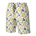 thumbnail image 4 of Logiee Summer vacation Print Mens Swim Trunks Quick Dry Board Shorts,Breathable Hawaii Beach Shorts Swimwear Bathing Suits-Small, 4 of 6