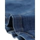 thumbnail image 5 of Chaquetas de talgrande pamujer Blazer de solade denim elástico con bloque de color en contraste Azul vaquero XXL, 5 of 5