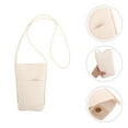 thumbnail image 5 of Mini bolso cruzado para mujer, pequeño bolso para teléfono con compartimentos, moderno bolso cruzado de cuero Pu, bolso para teléfono móvil para uso diario, 5 of 5