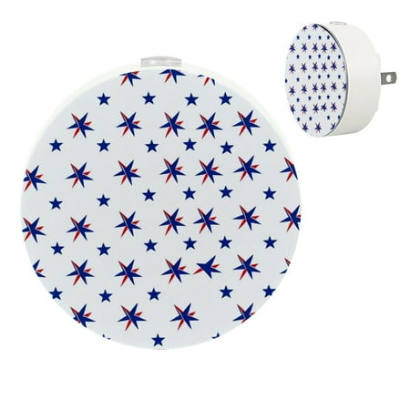 

YZUOUZY Night Lights Plug into Wall Night Lights Bedside Lamps Set of 2 Tiny Leaves Bohemian Sprinkles