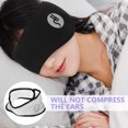 thumbnail image 3 of Shisuyan 2pcs Adjustable Sleep Mask With Ear Cover For Noise Reduction Soft And Comfortable Earmuff For Men And Women Sleeping And Traveling, 3 of 9