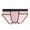 Pink, variant on zeranth Men Briefs Transparent Mesh Perspective U-convex Panties Low-rise Quick Drying Breathable Fine Routing Briefs