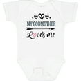 thumbnail image 3 of Inktastic My Godmother Loves Me Godchild Boys or Girls Baby Bodysuit, 3 of 5