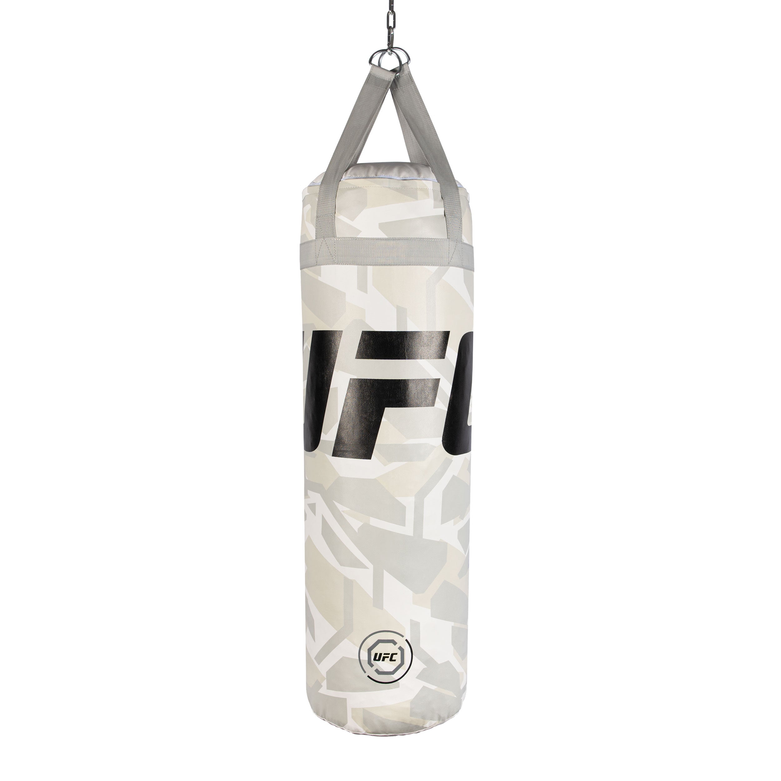 UFC Octagon Camo 70lb Heavy Bag White Camo Punching Bag
