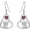 01-Jan-Garnet, variant on Birthstone Highland Cow Earrings 925 Sterling Silver Scotland Cow Dangle Drop Earrings Western Jewelry Gifts for Women Mom Cow Lover