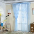 thumbnail image 6 of Floral Curtains Blinds Leaf Voile Tulle Room Curtain Sheer Drape Panels Valance, 6 of 9