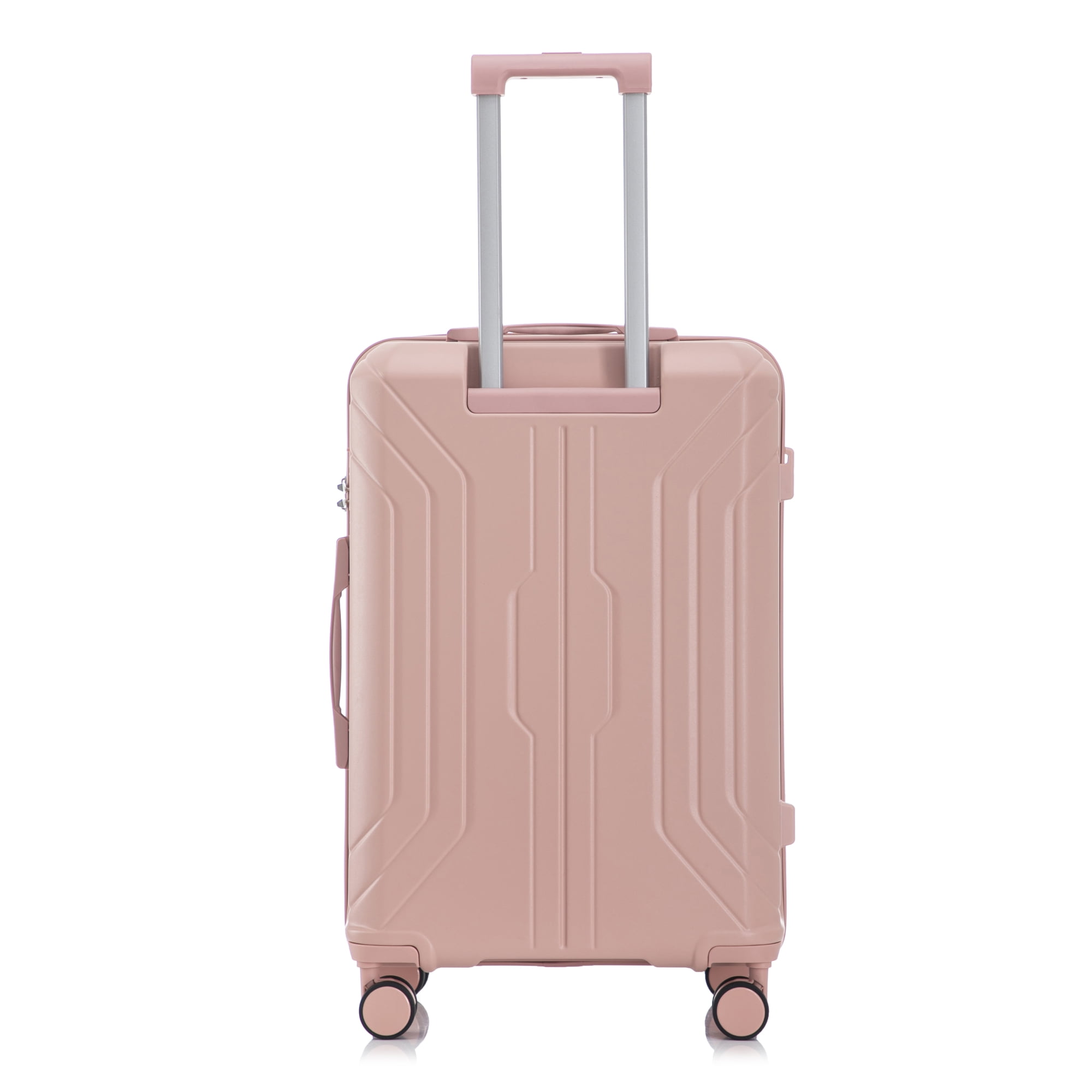 ABS Spinner Wheel Luggage, Carry on Suitcase with TSA Combination Lock