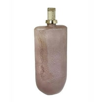 A&B Home Leilani Glass Bottle with Aluminum Lid - 7.5"W x 5"L x 19"H - Pink/Gold