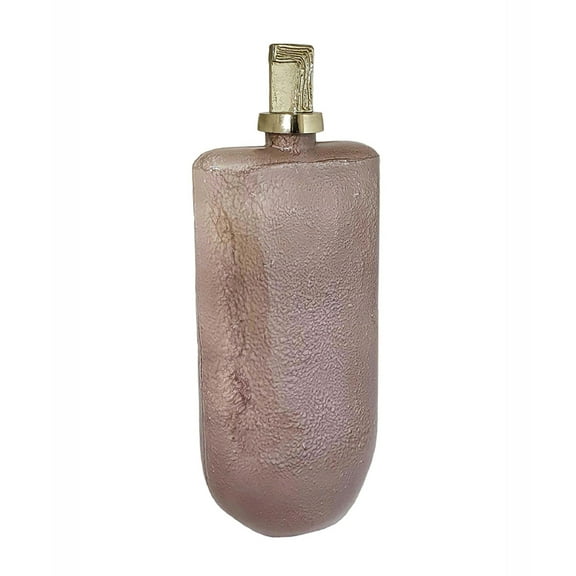 A&B Home Leilani Glass Bottle with Aluminum Lid - 7.5"W x 5"L x 19"H - Pink/Gold