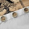 thumbnail image 4 of Feelyou Black Crow Black Out Curtains, Boho Life Tree Curtains Pack of 2 (42x63 Each), 4 of 6
