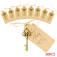 thumbnail image 1 of 50pcs Key Bottle Openers with 50pcs Thank You Tag Card Wedding Souvenirs Party Favors Event Beer Opener Keychain, 1 of 5