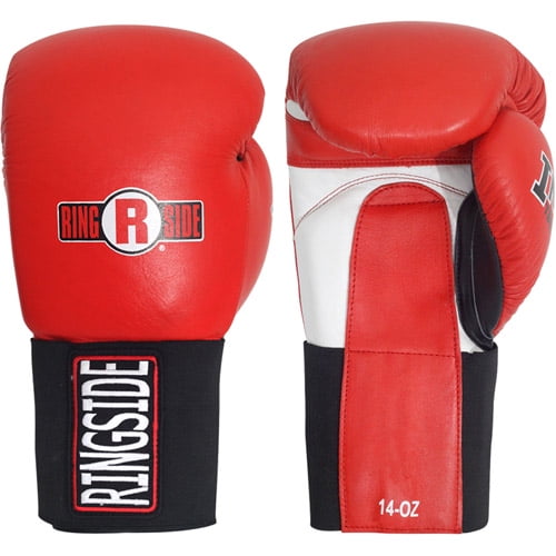 Ringside IMF Tech? Hook And Loop Sparring Boxing Gloves 14 oz Red