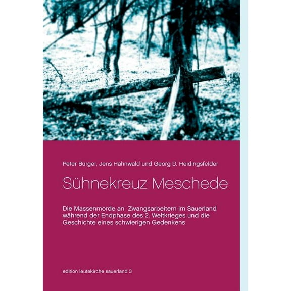 SÃ¼hnekreuz Meschede: Die Massenmorde an Zwangsarbeitern im Sauerland wÃ¤hrend der Endphase des 2. Weltkrieges und die Ges, (Paperback)