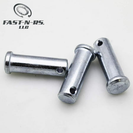 

Clevis Pin 3/8 x 2-1/2 Zinc Clear Carbon Steel Single Hole ( Pack of 100 Pcs ) Fast-n-rs LLC