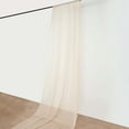 thumbnail image 3 of Efavormart 20 FT Fire Retardant Nude Sheer Voil Curtain Panel Backdrop - Premium Collection, 3 of 11