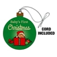 thumbnail image 2 of Baby's First Christmas Wood Christmas Tree Holiday Ornament, 2 of 6