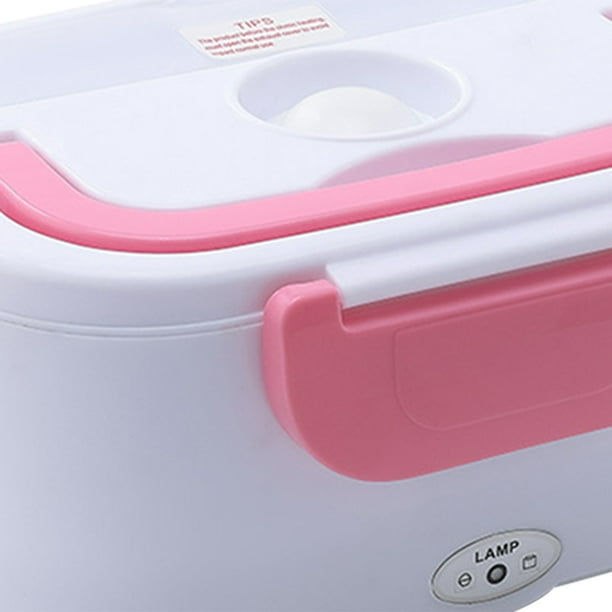 Fiambrera eléctrica de 110 V y 220 V fiambrera portátil para el hogar (rosa EE. UU.) JShteea Libre de BPA