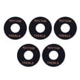 thumbnail image 1 of Interruptores de palanca Yuyangstore 5 piezas de guitarra Placa de anillo de agudos de ritmo negro, 1 of 8