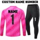 thumbnail image 1 of Uniforme de portero de fútbol para hombres y niños, esponja protectora de manga larga, camiseta de entrenamiento de fútbol, pantalones personalizados, 2023, 1 of 5