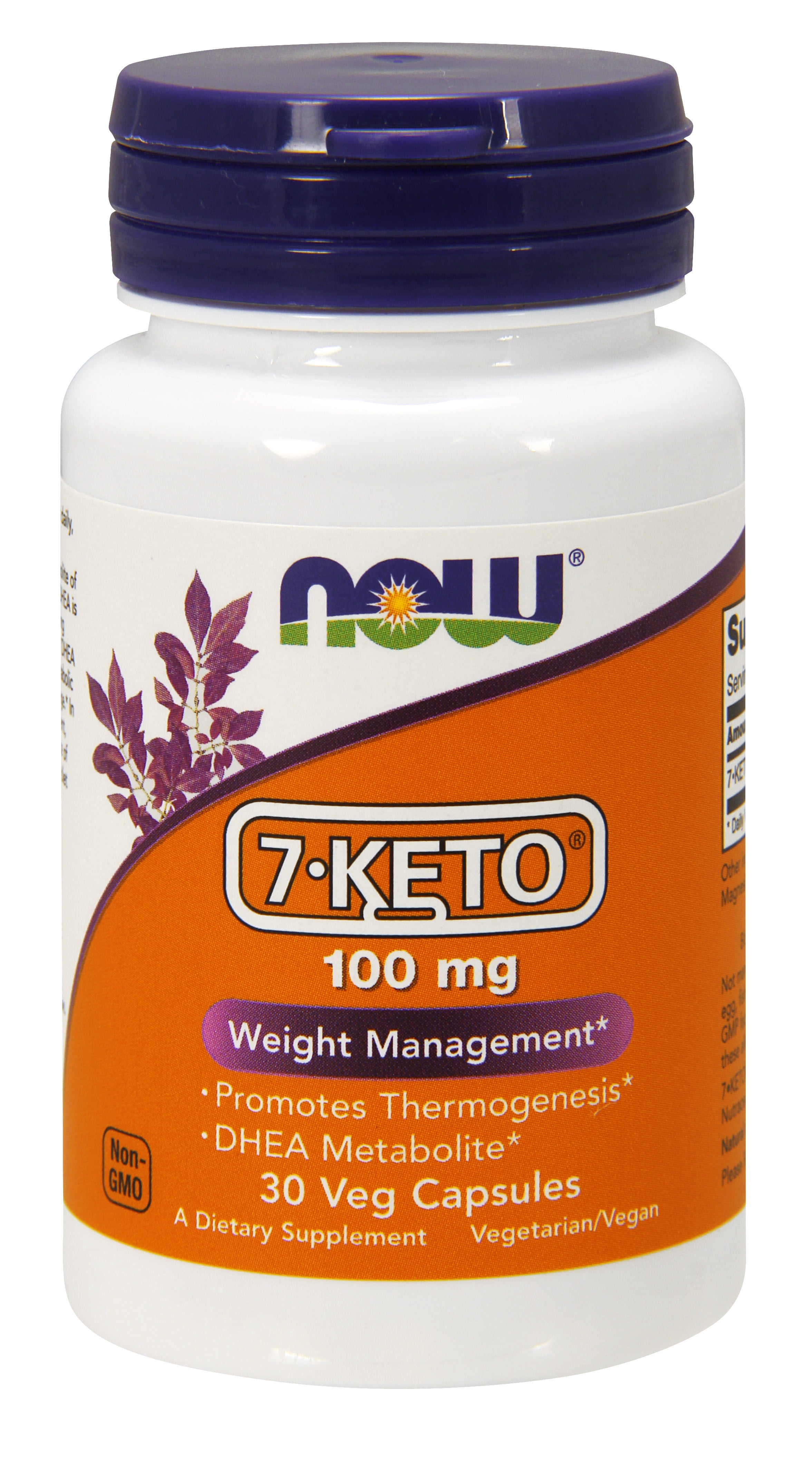 NOW Supplements, 7-Keto (DHEA Acetate-7-one) 100 mg, Weight Management ...