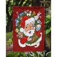 thumbnail image 3 of Carolines Treasures PJH3022GF Santa Claus Wreath of Cheer Flag Garden Size  Small multicolor, 3 of 3