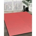 thumbnail image 2 of Ahgly Company Indoor Square Patterned Ferrari Red Area Rugs, 6' Square, 2 of 6
